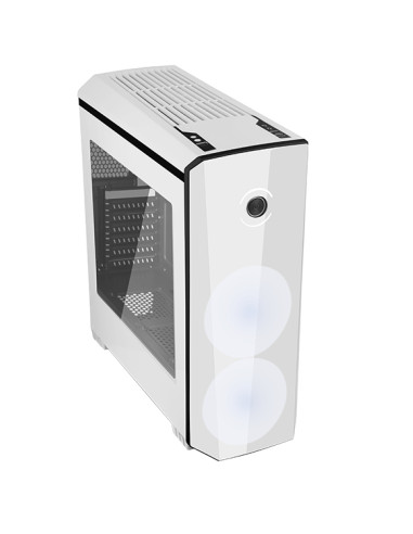 ORIGIN Black/White MidiTower 2x120mm Ventole Led Bianchi