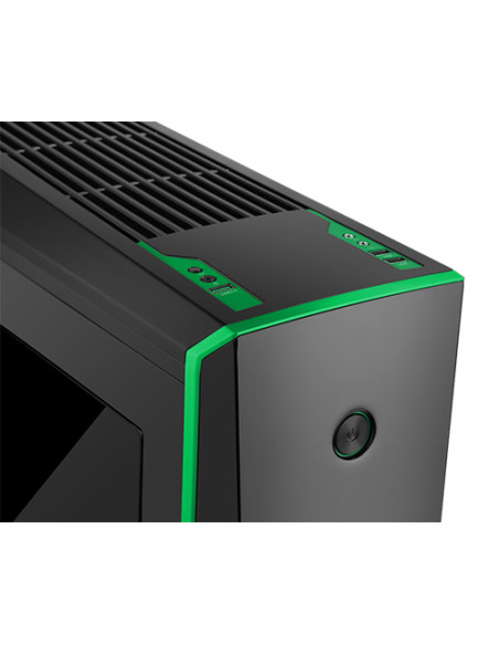 ORIGIN Black/Green MidiTower 2x120mm Ventole Led Verde