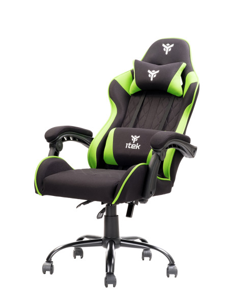 RHOMBUS FF10 Universal gaming chair Mesh seat, Black/Green