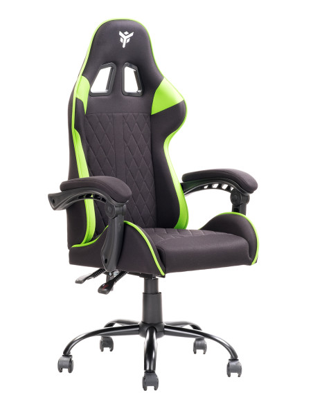 RHOMBUS FF10 Universal gaming chair Mesh seat, Black/Green