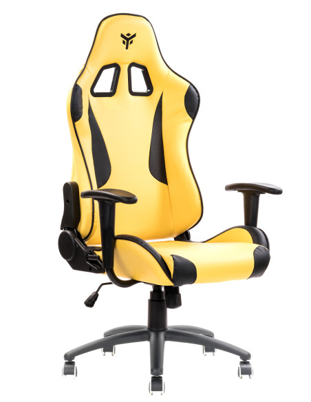 PLAYCOM PM20 Universal gaming chair Padded seat, Black/Yellow