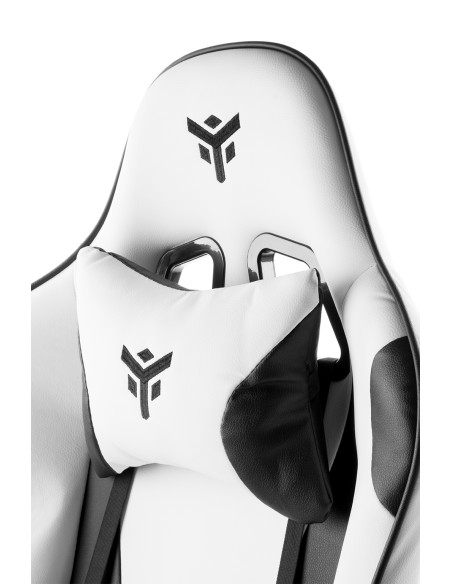 PLAYCOM PM20 Universal gaming chair Padded seat, Black/White