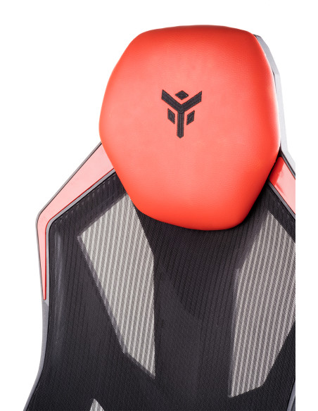4CREATORS CF50 Gaming Chair Mesh seat, Black/Red