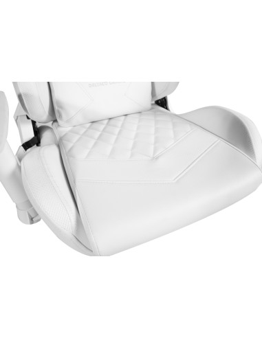 Gaming Chair White eco-pelle RGB con telecomando