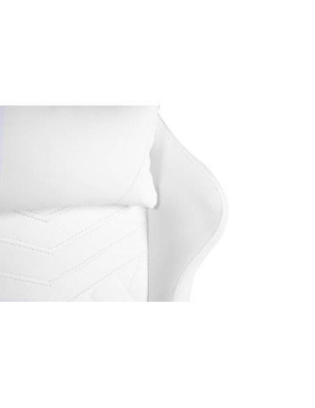Gaming Chair White eco-pelle RGB con telecomando