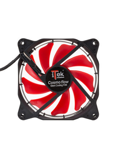 120mm Cosmo Flow Silent Fan - Red