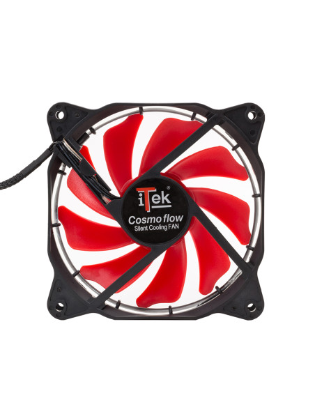 120mm Cosmo Flow Silent Fan - Red