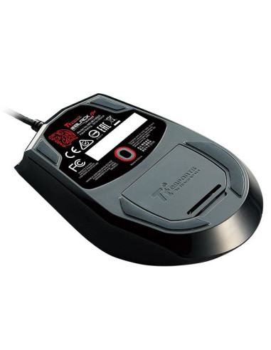 TT Esports Black FP USB Laser 5700DPI Nero Ambidestro