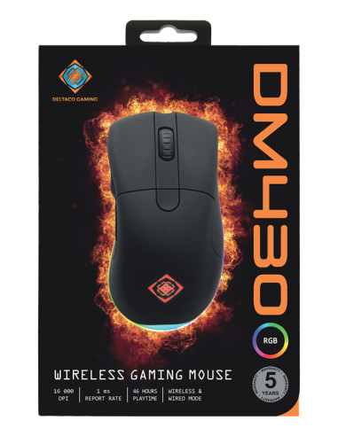 DM430 Wireless Gaming Mouse RGB 16.000dpi Nero