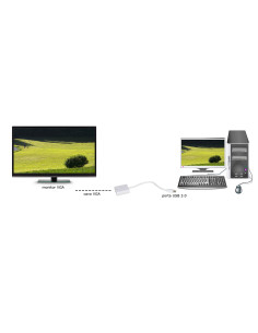 ADATTATORE USB 3.0 M-VGA F 2