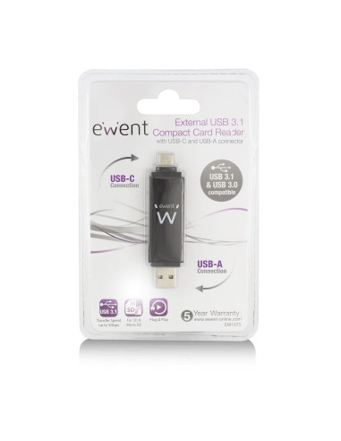 USB 3,1/USB-C CARD READER SD/MICRO SD