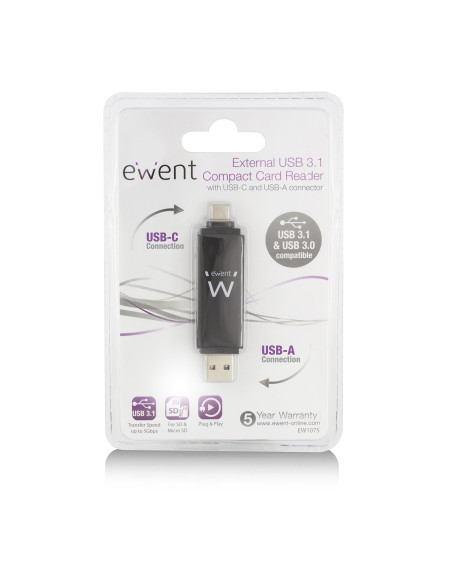 USB 3,1/USB-C CARD READER SD/MICRO SD