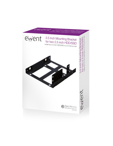 3,5 MOUNTING BRACKET PER 2 HDD/SSD