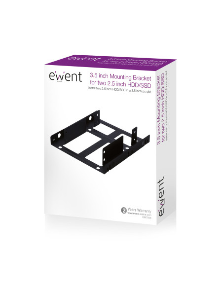 3,5 MOUNTING BRACKET PER 2 HDD/SSD