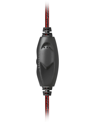 WARHEAD G-370, CUFFIE CON MICROFONO, LED ROSSO