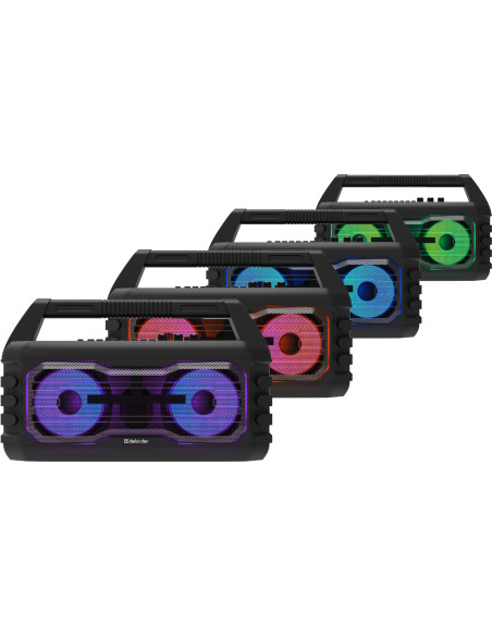 G106 - CASSA BLUETOOTH 5.0 RGB/FM/USB/LED/MIC 14W