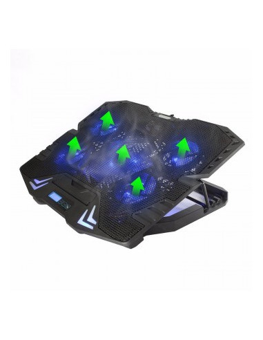 Supporto di raffredamento Portatili con 5 ventole regolabili e Multi-Angled