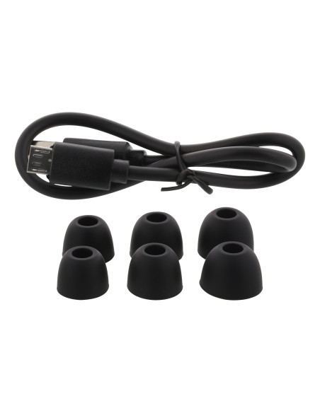 True Wireless Stereo in-ear, IPX6 charge case, black