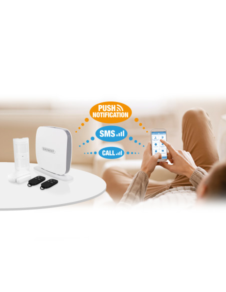 Sistema di Allarme WiFi GSM con SMS