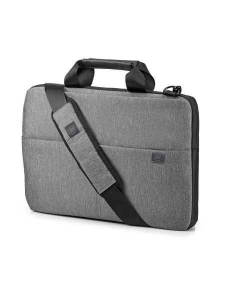 15.6" Bag per laptop, grey, polyester
