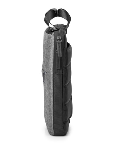 15.6" Bag per laptop, grey, polyester