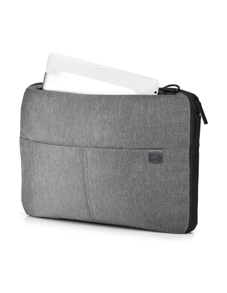 15.6" Bag per laptop, grey, polyester