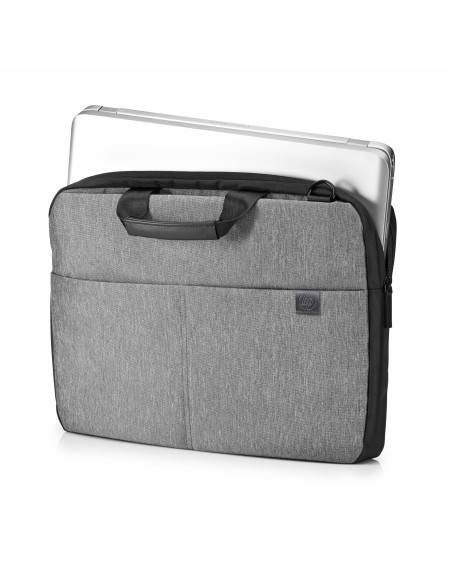 15.6" Bag per laptop, grey, polyester