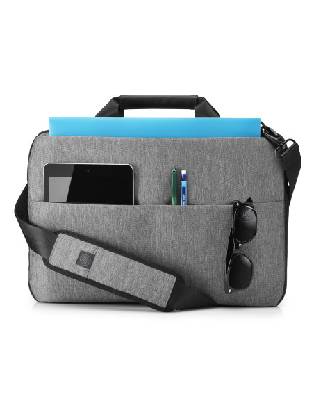 15.6" Bag per laptop, grey, polyester