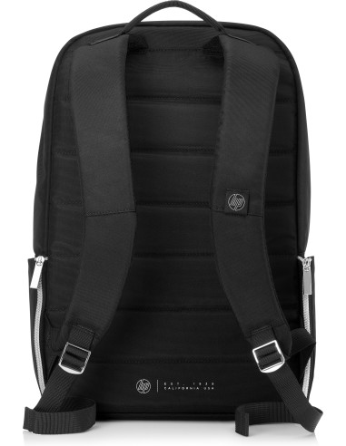 15,6", Zaino per Notebook, nero e argento