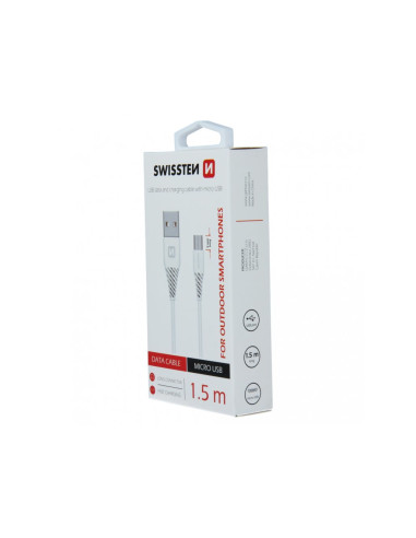 1,50 mt Cavo Micro USB, Fast Charging, Bianco