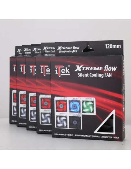 120mm Xtreme Flow Silent Fan - White