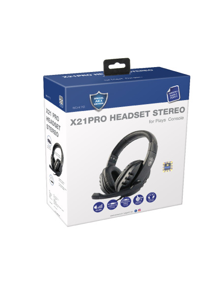 Headset 2.0 con microfono PS4/PC
