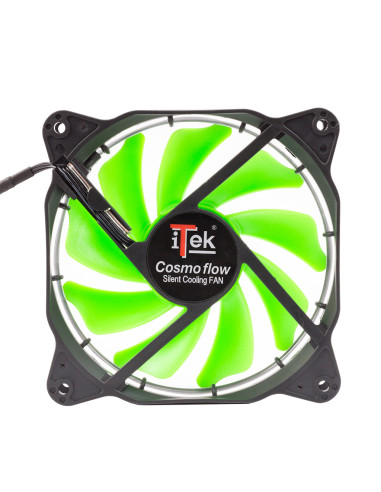 120mm Cosmo Flow Silent Fan - Green