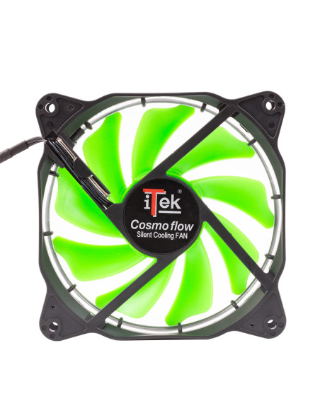 120mm Cosmo Flow Silent Fan - Green
