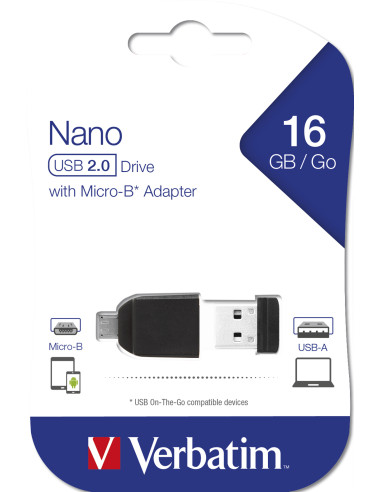 16GB - con adattatore micro USB
