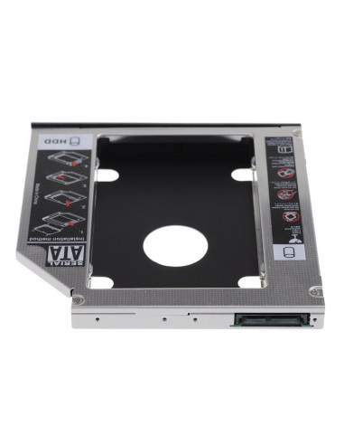 Adattatore HDD/SSD SATA III in bay Unità Ottica (12.7mm)