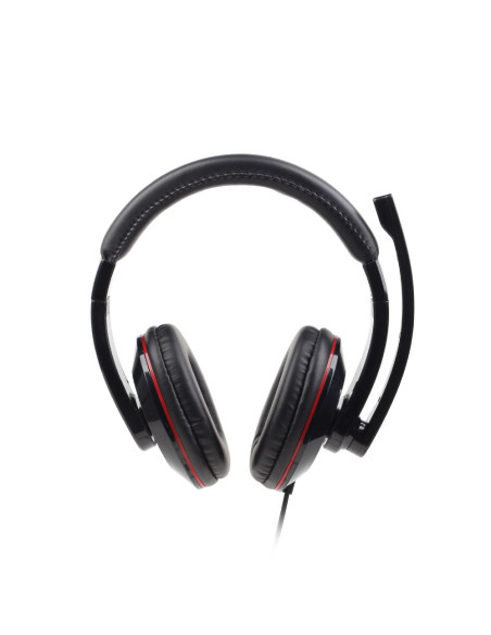 Cuffie Stereo con Microfono 3.5 mm - Nero