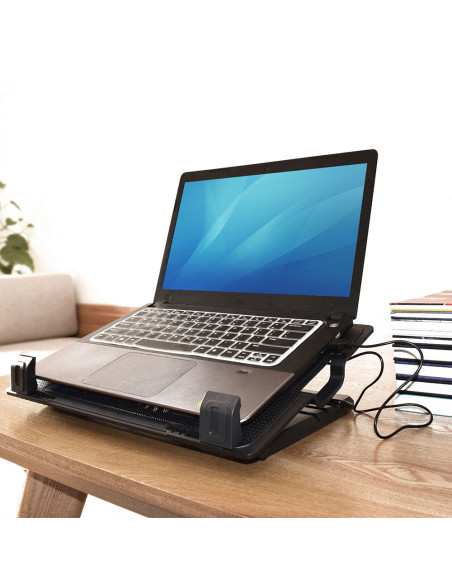Cooling Pad con 1 ventola x NB max 17" supporto di raffreddamento Portatili