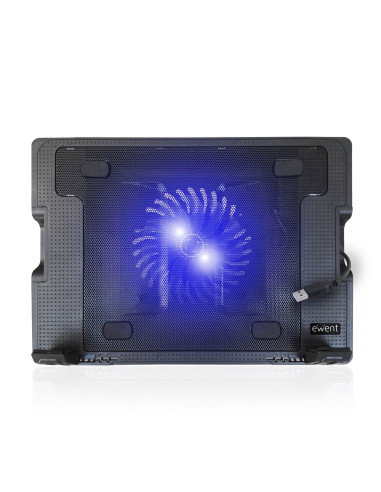 Cooling Pad con 1 ventola x NB max 17" supporto di raffreddamento Portatili