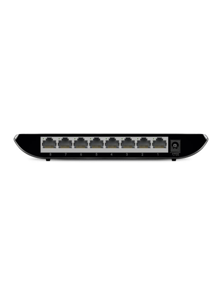 8-Port Gigabit Ethernet (10/100/1000) Black