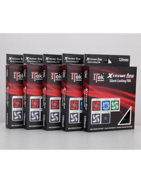 120mm Xtreme Flow Silent Fan - Blu