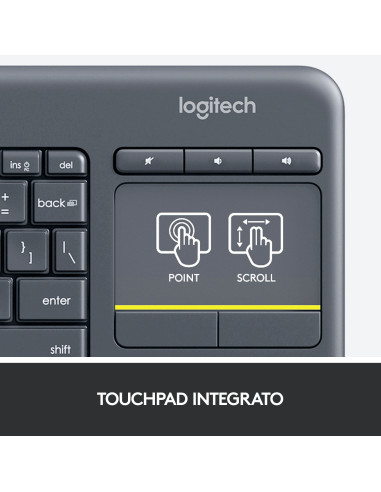 Wireless Touch Keyboard K400 Plus