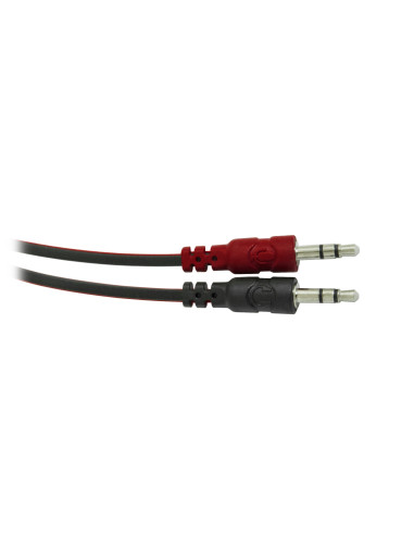 Warhead G-185, microphone, black and red, (2x3.5)mm jack