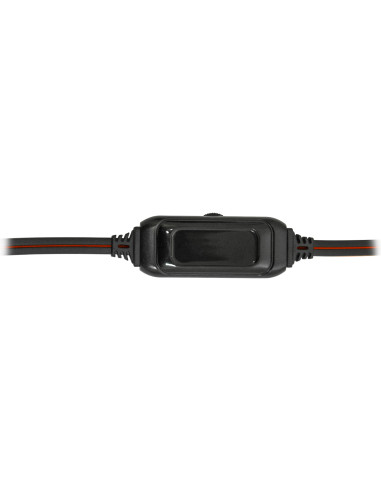 Warhead G-185, microphone, black and red, (2x3.5)mm jack