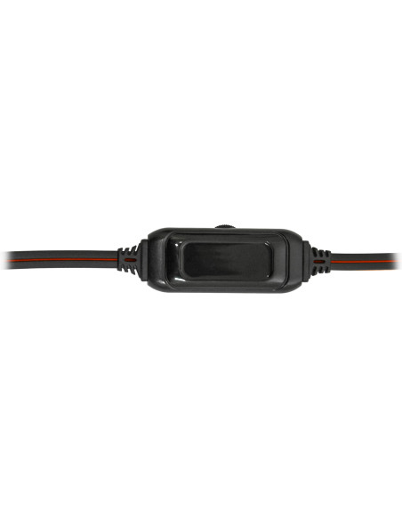 Warhead G-185, microphone, black and red, (2x3.5)mm jack