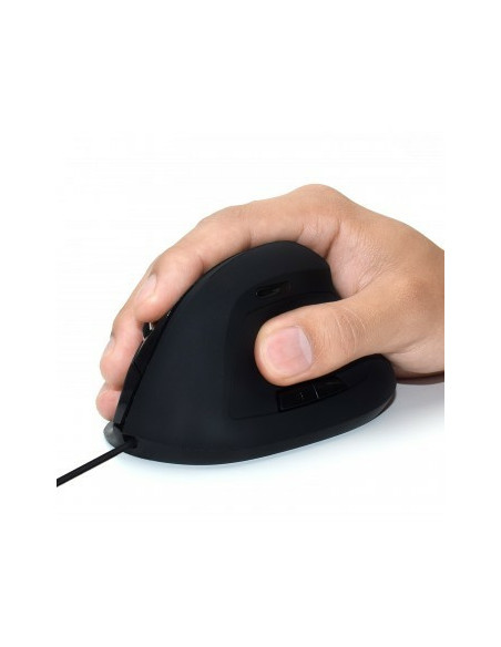 Verticale Ergonomico USB nero