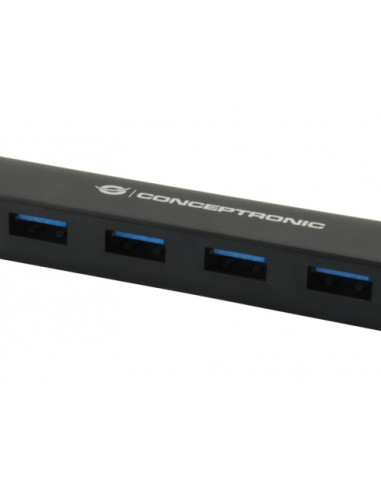 USB3.1 Type-C -- 4x Type-A nero