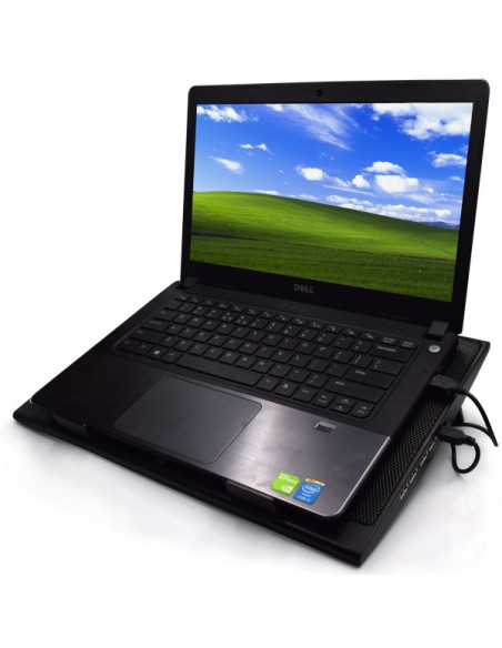 Cooling Pad 2 ventole e Hub USB supporto di raffreddamento Portatili