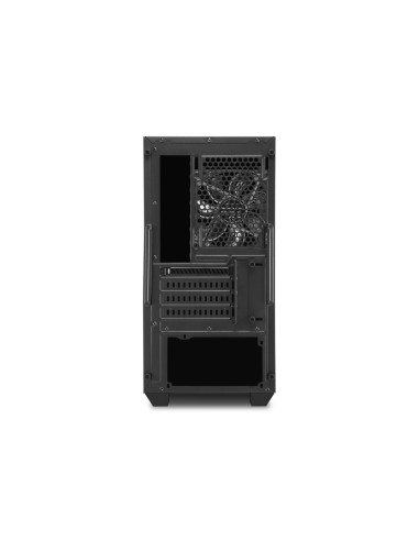 V1000 Window nero Micro-ATX Blue-Led