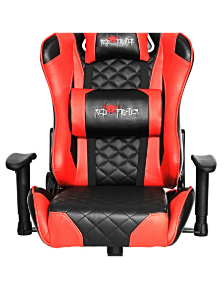 Red Fighter C1, Rosso/Nero, braccioli removibili
